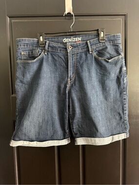 Denizen from Levi's Dark Blue Denim Jean Shorts